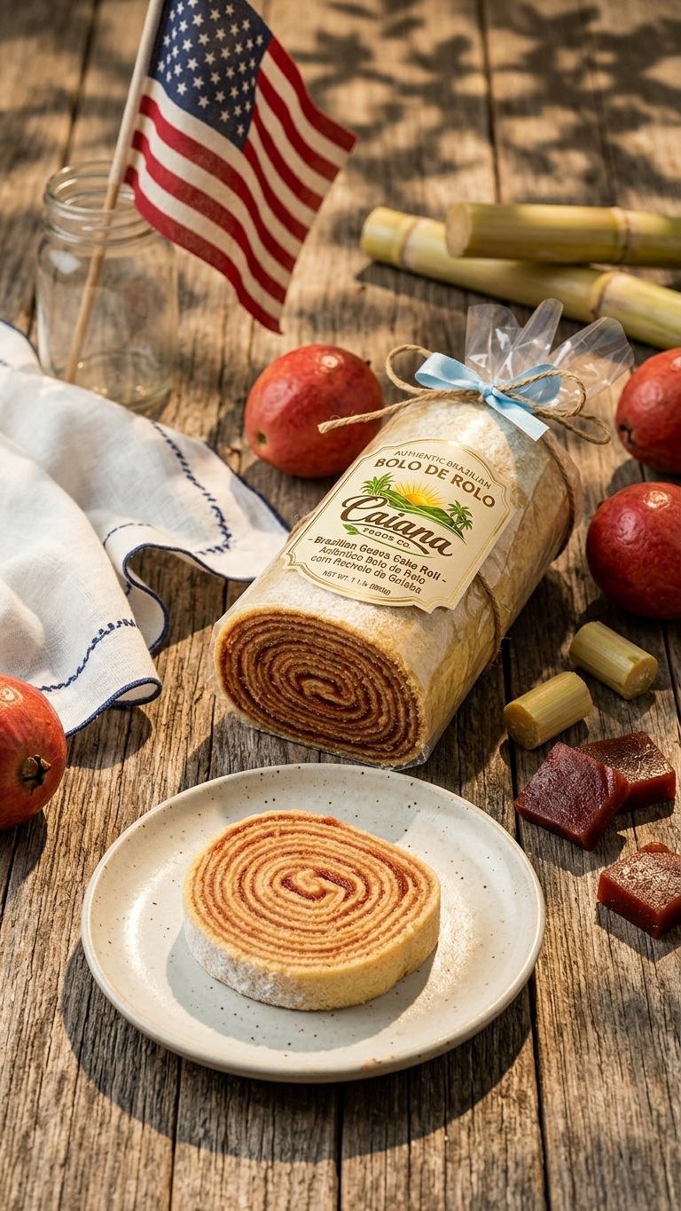 Bolo de Rolo — Traditional Pernambuco Guava Roll Cake