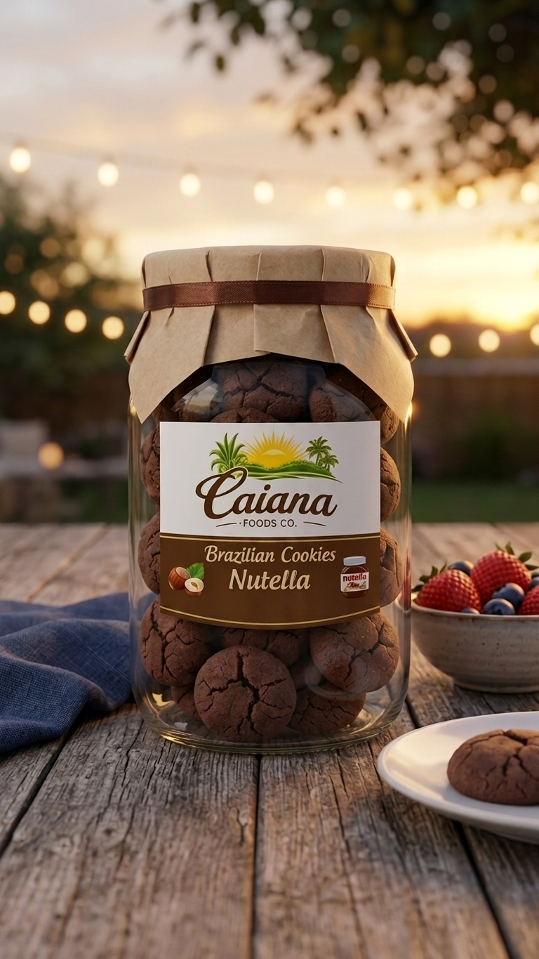 Nutella Cookie — Brazilian Stuffed Chocolate Hazelnut Cookie