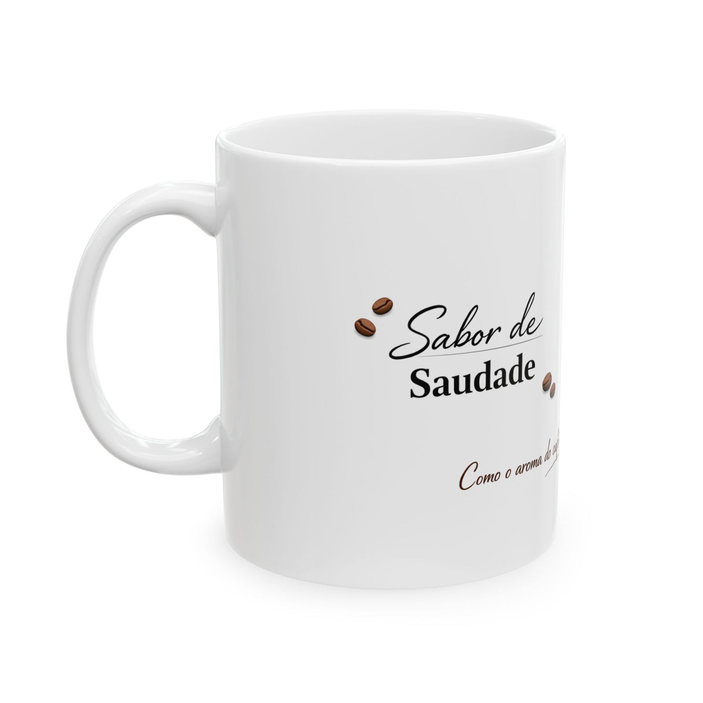 Saudade Ceramic Mug — Portuguese Nostalgia Coffee Cup (11oz, 15oz)
