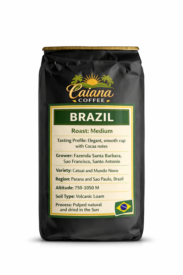 Caiana Coffee – Brazil Medium Roast Elegance