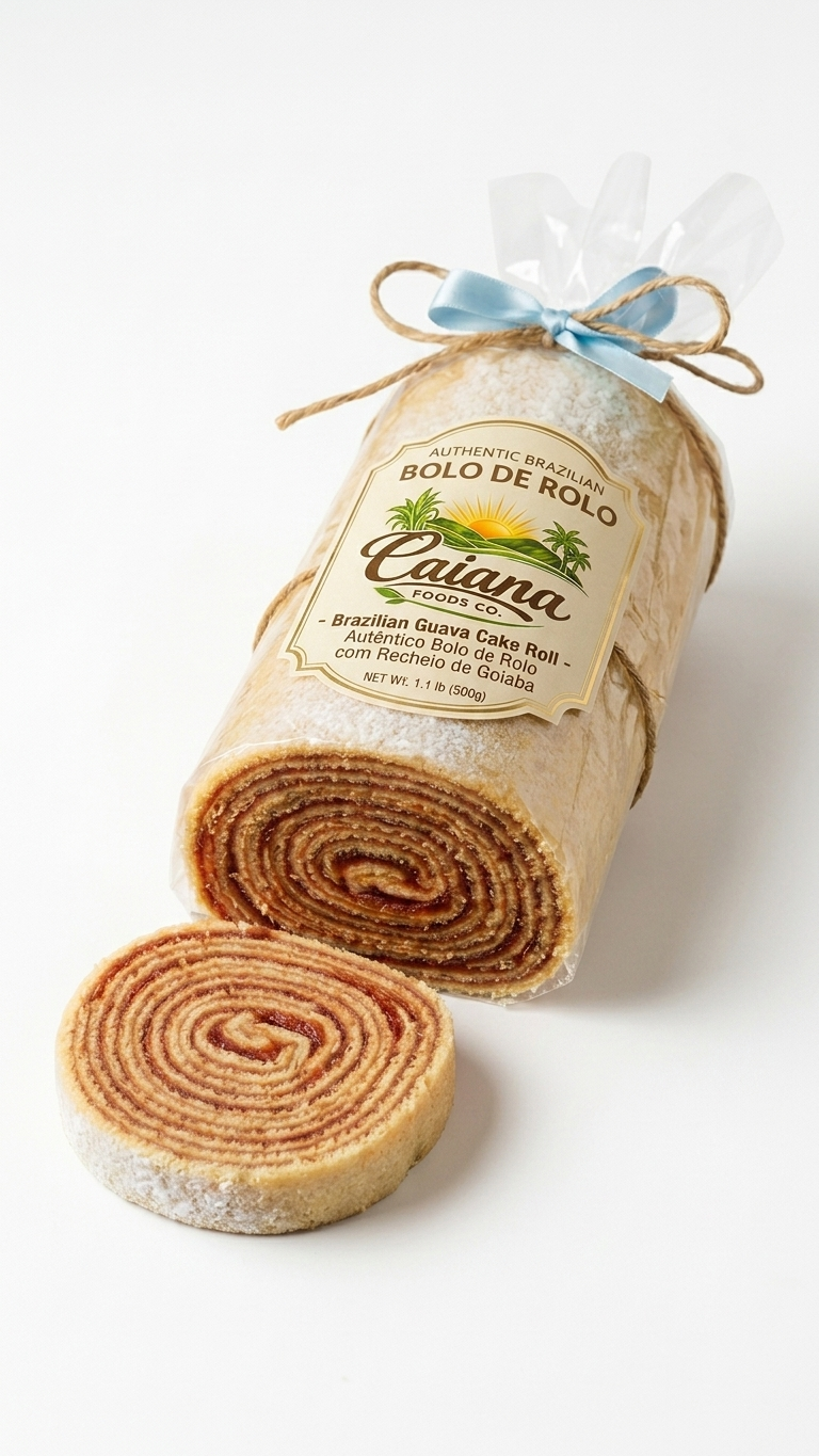 Bolo de Rolo — Traditional Pernambuco Guava Roll Cake