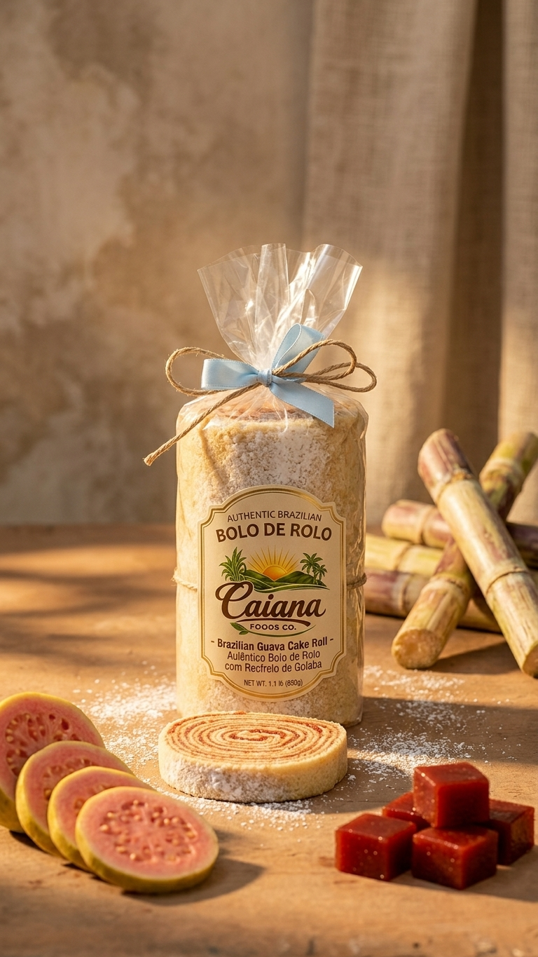 Bolo de Rolo — Traditional Pernambuco Guava Roll Cake
