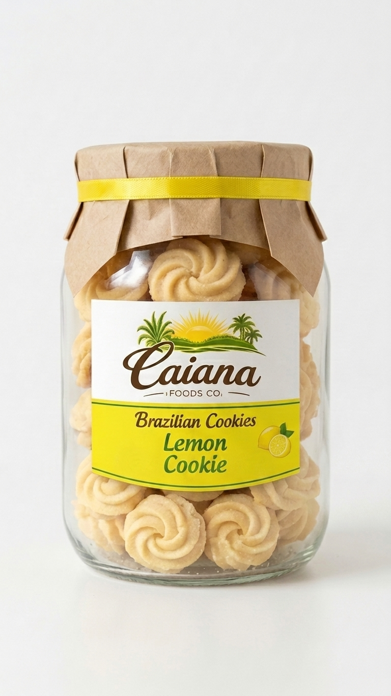 Lemon Cookie — Brazilian Citrus Butter Cookie