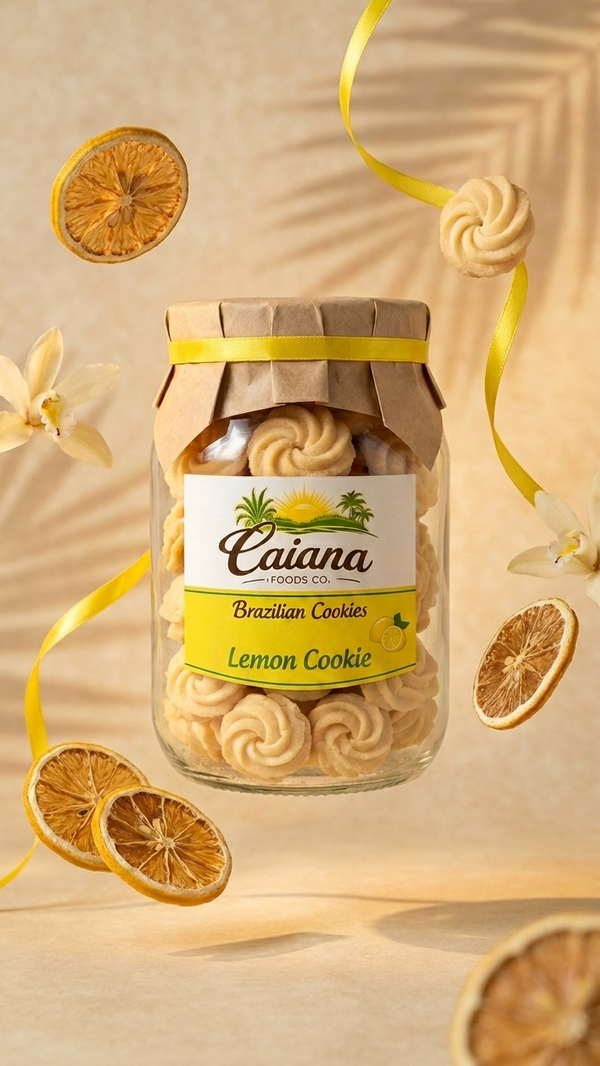 Lemon Cookie — Brazilian Citrus Butter Cookie