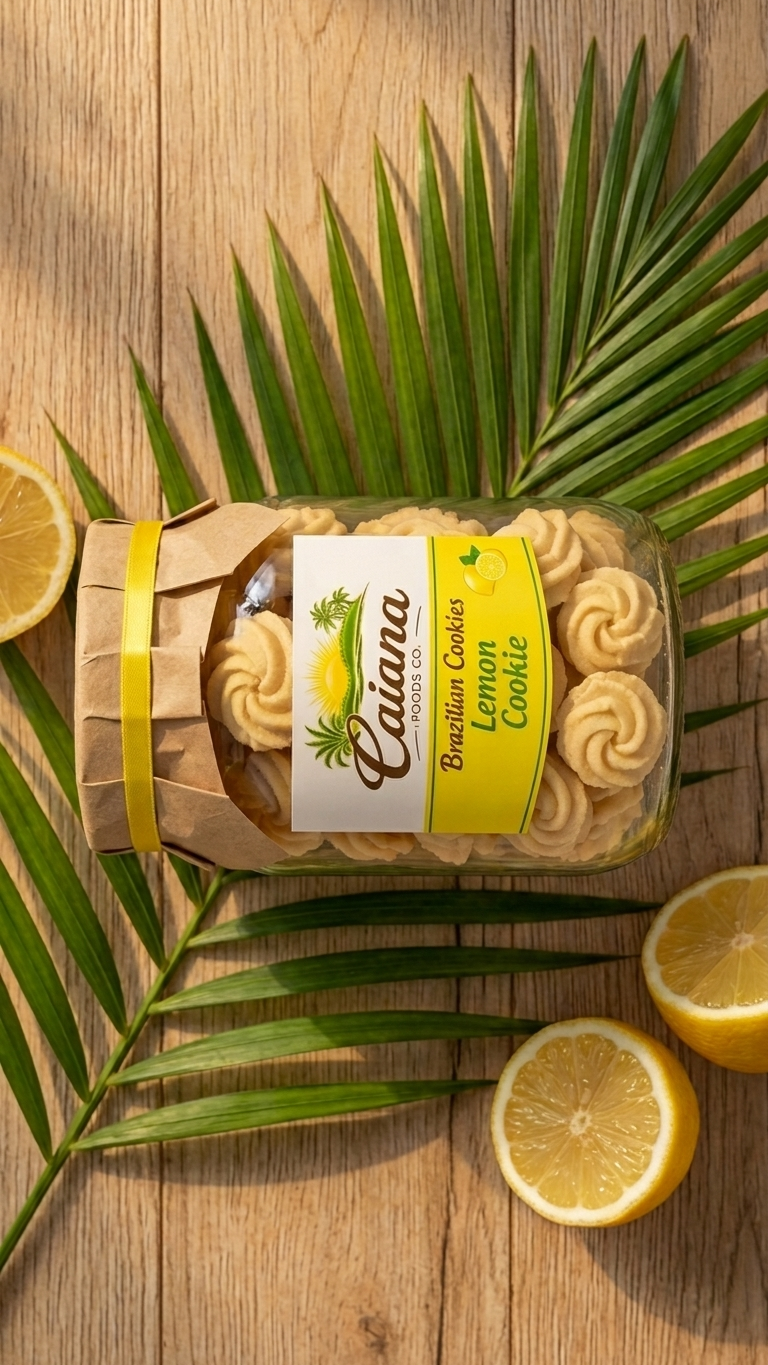 Lemon Cookie — Brazilian Citrus Butter Cookie