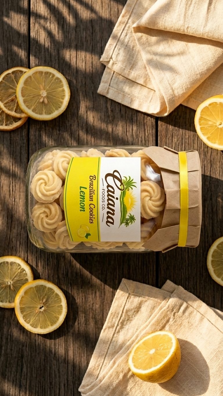 Lemon Cookie — Brazilian Citrus Butter Cookie